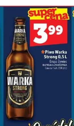 Piwo Warka Strong