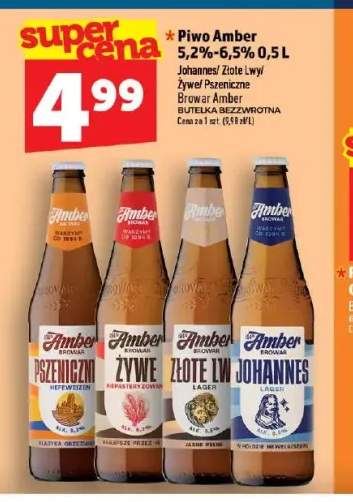 Piwo Amber Johannes +3 warianty