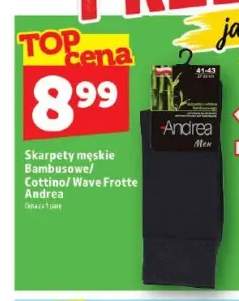 Skarpety męskie bambusowe Andrea +2 warianty