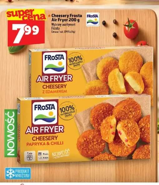 Cheesery Frosta Air Fryer z edamerem +1 wariant