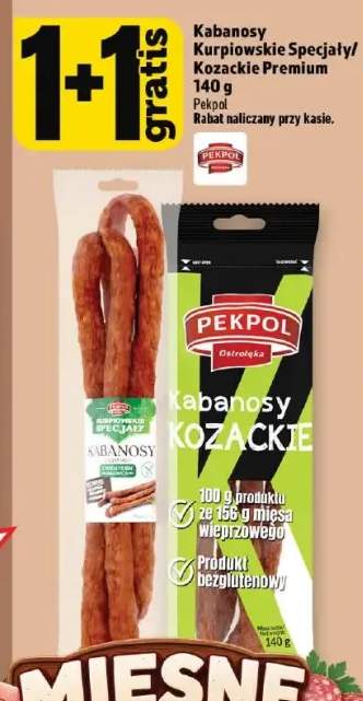 Kabanosy Kurpiowskie Specjały Pekpol +1 wariant