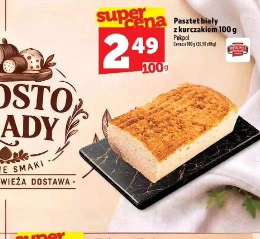 Pasztet biały z kurczakiem Pekpol