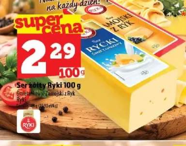 Ser żółty Ryki śmietankowy +1 wariant