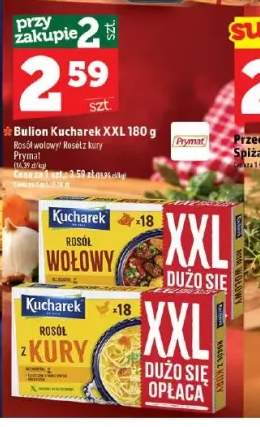 Bulion Kucharek XXL rosół wołowy +1 wariant