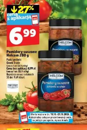 Pomidory suszone Helcom paski +1 wariant