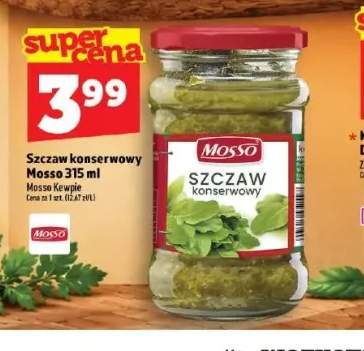 Szczaw konserwowy Mosso