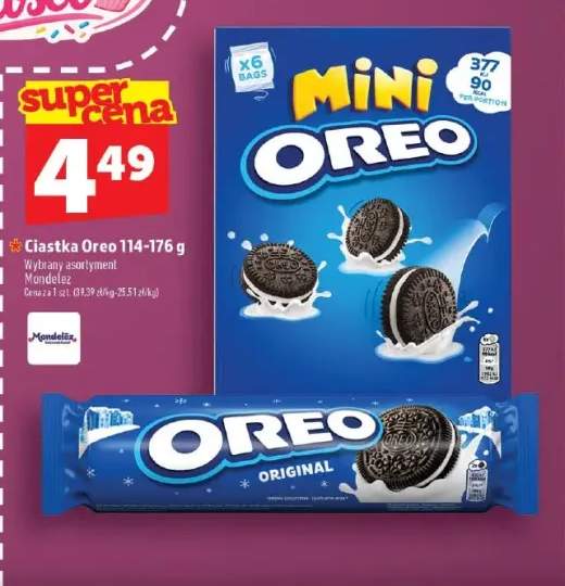 Ciastka Mini Oreo +1 wariant
