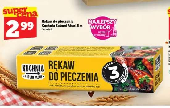 Rękaw do pieczenia Kuchnia Babuni Aluni 3 m