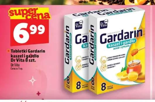 Tabletki Gardarin kaszel i gardło Dr Vita