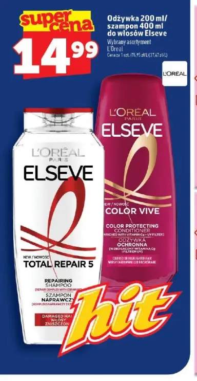 Odżywka do włosów Elseve Color Vive +1 wariant