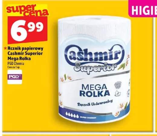 Ręcznik papierowy Cashmir Superior Mega Rolka