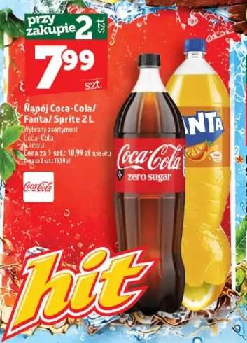 Napój gazowany Coca-Cola +2 warianty