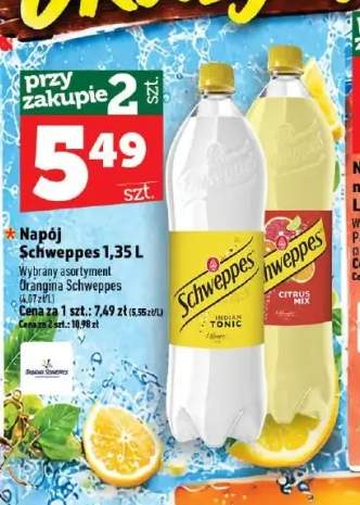 Napój gazowany Schweppes Indian Tonic +1 wariant