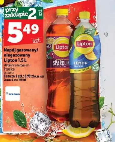 Napój gazowany Lipton +1 wariant