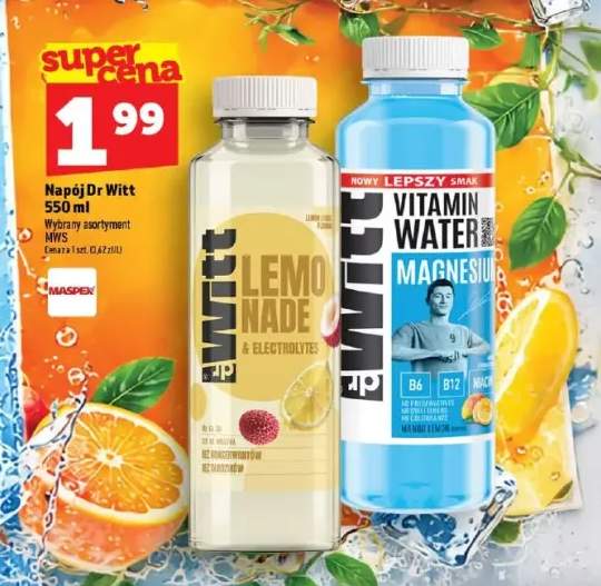 Napój Dr Witt Lemonade & Electrolytes +1 wariant