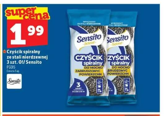 Czyścik spiralny ze stali nierdzewnej O! +1 wariant