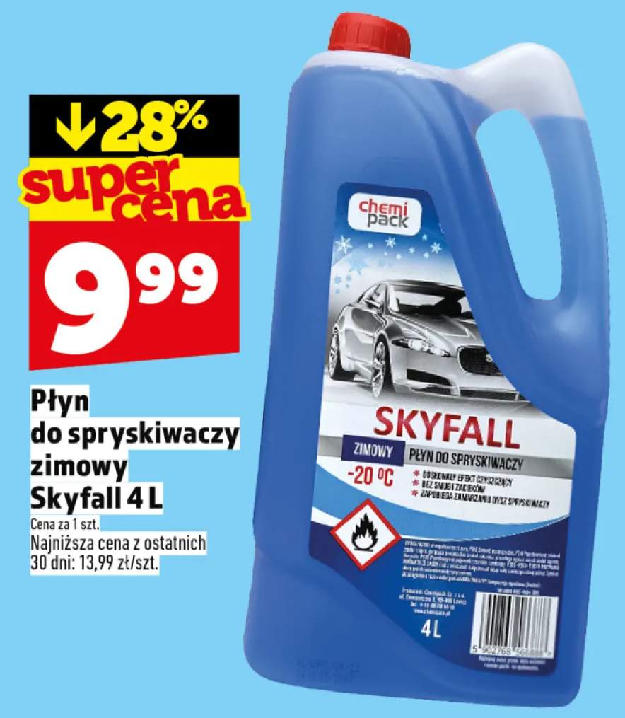 Płyn do spryskiwaczy zimowy Skyfall