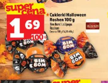 Cukierki Halloween Bim Bom Roshen +1 wariant