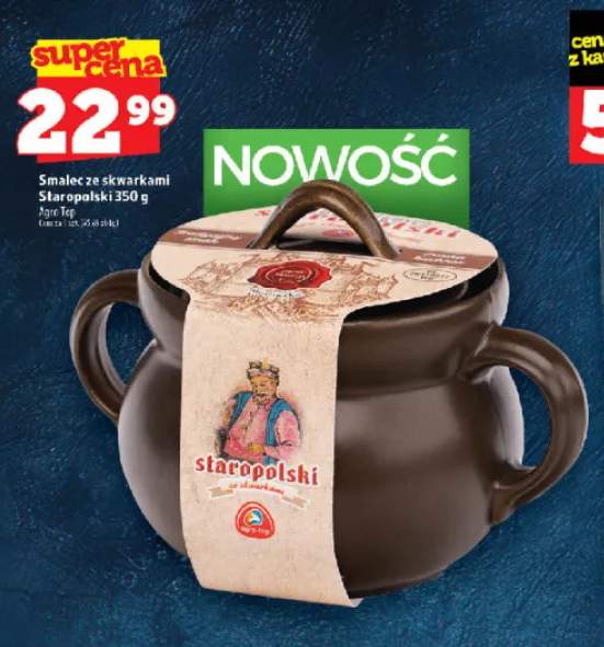 Smalec ze skwarkami Staropolski 350 g Agro Top