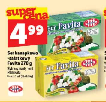 Ser kanapkowo-sałatkowy Favita