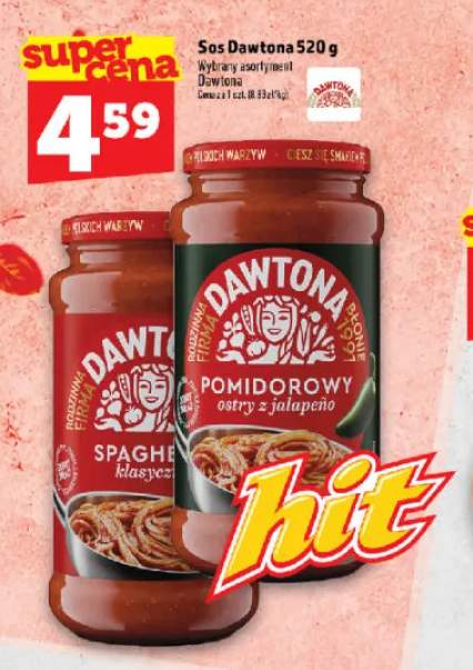 Sos Dawtona pomidorowy ostry z jalapeño +1 wariant