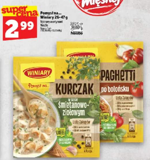 Pomysł na... spaghetti po bolońsku Winiary +1 wariant