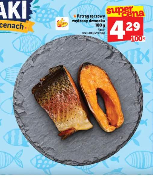 Pstrąg tęczowy wędzony dzwonka Elmar