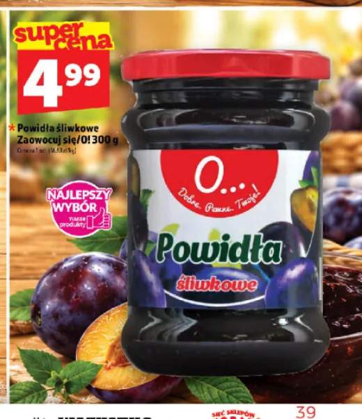 Powidła śliwkowe Zaowocuj się O!