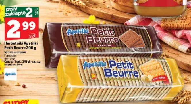 Herbatniki Apetitki Petit Beurre ekstra maślane +1 wariant