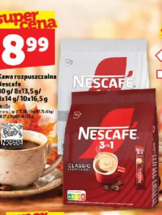 Kawa rozpuszczalna Nescafe 80 g +3 warianty