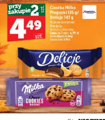 Ciastka Milka Pieguski +1 wariant