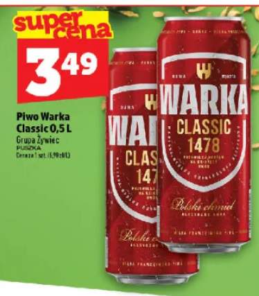 Piwo Warka Classic