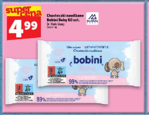 Chusteczki nawilżane Bobini Baby