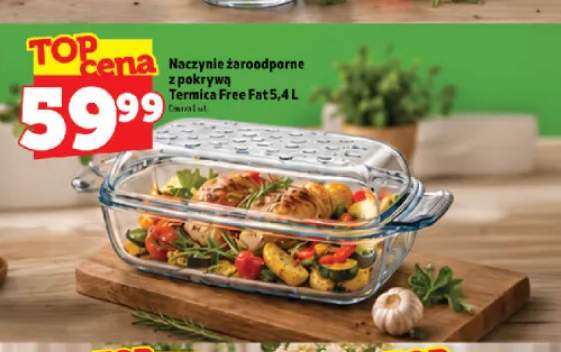 Naczynie żaroodporne z pokrywą Termica Free Fat 5,4 l