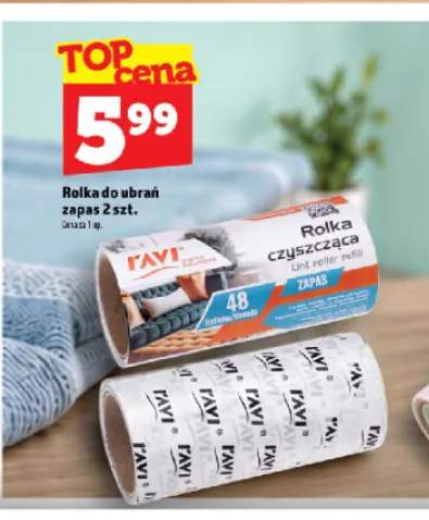 Rolka do ubrań zapas 2-pak Ravi
